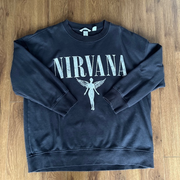 H&M Nirvana crew neck - Picture 1 of 4